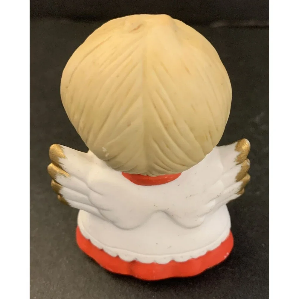 Three Homco Christmas Bisque Children Figures 5106 - Picture 9 of 10